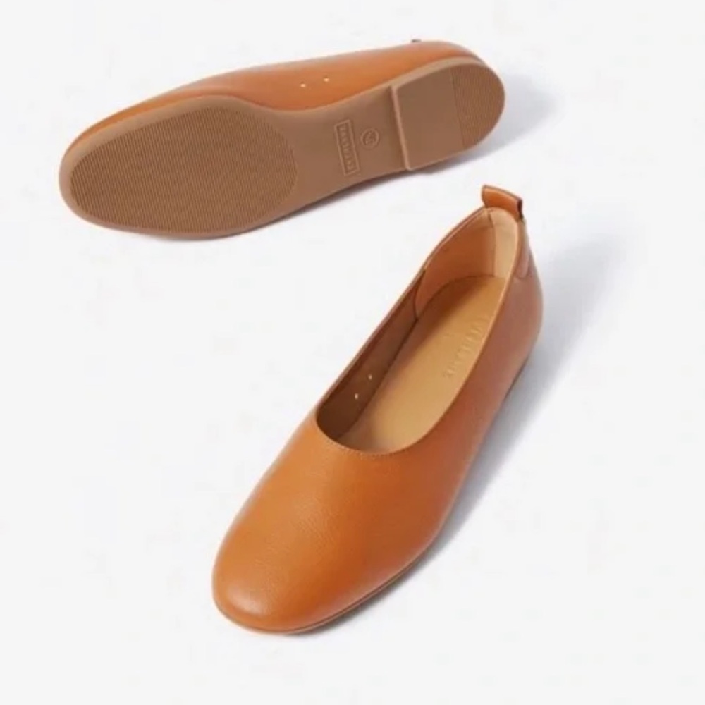 Everlane The Italian Leather Day Glove Ballet Flat Size 7.5